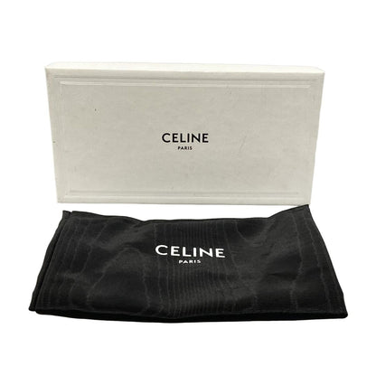 Celine Shoulder Bag Triomphe Canvas Black White with Removable Strap — view 8