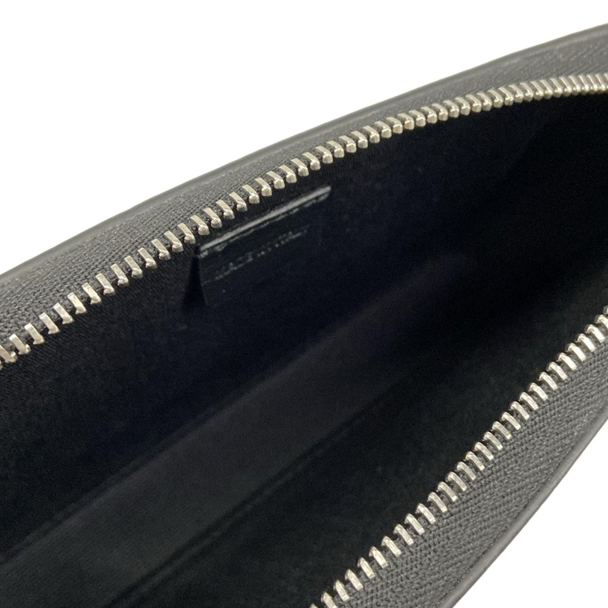 Celine Shoulder Bag Triomphe Canvas Black White with Removable Strap — view 7