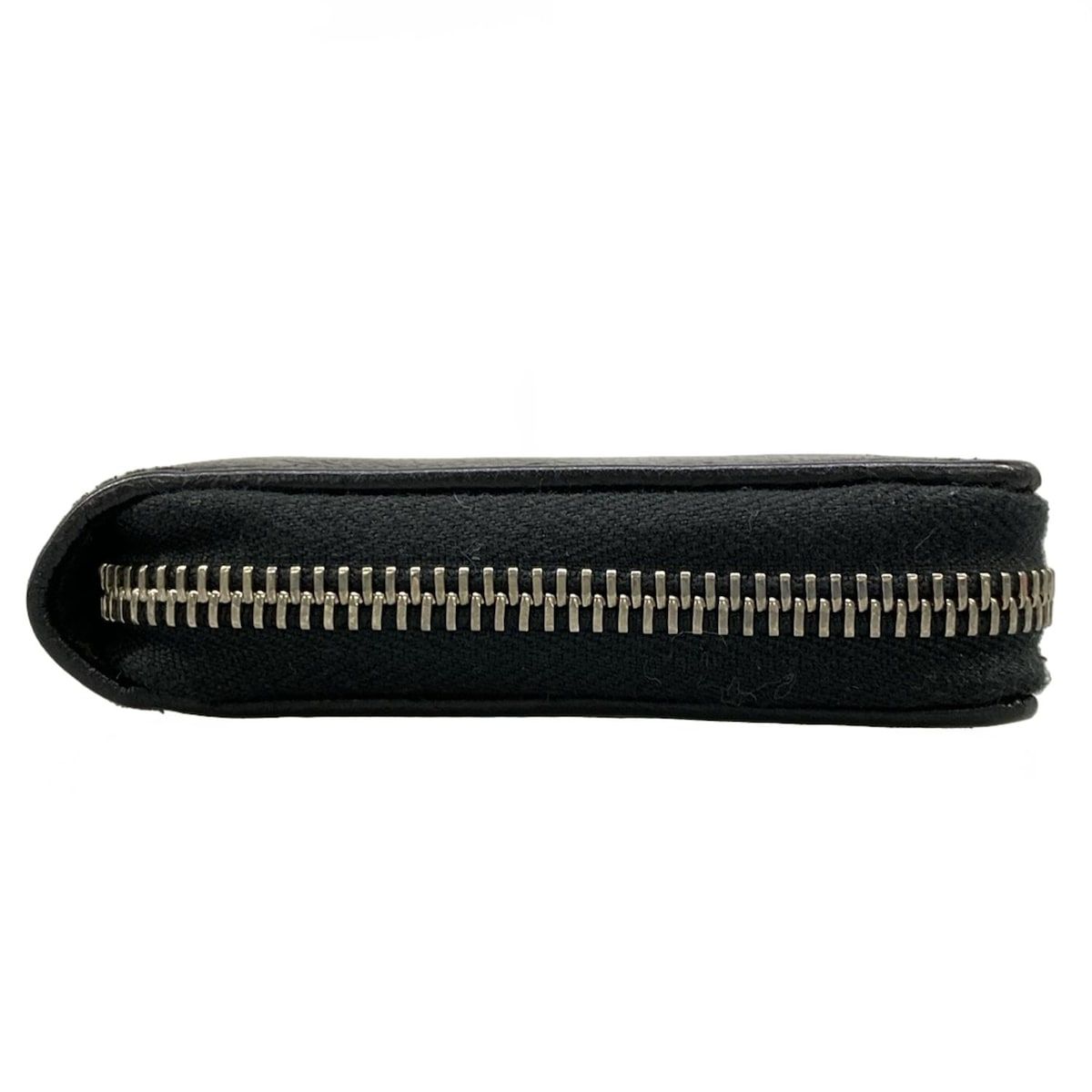 Gucci Wallet Interlocking Black Zip Around Leather — view 9