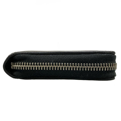 Gucci Wallet Interlocking Black Zip Around Leather — view 9