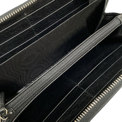 Gucci Wallet Interlocking Black Zip Around Leather — view 3