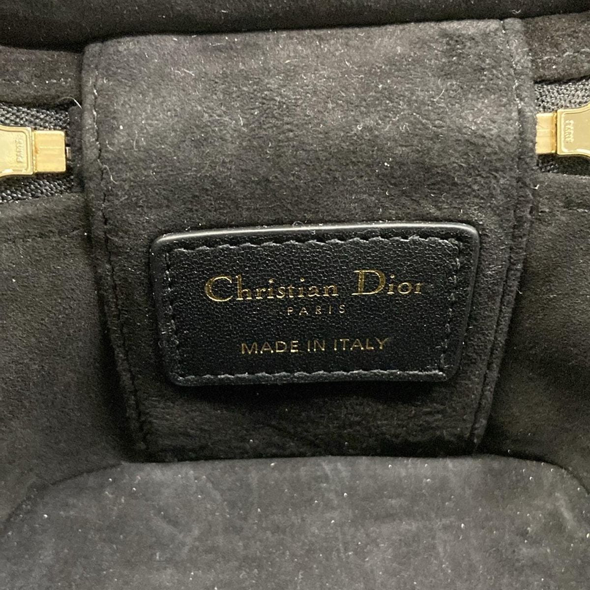 Dior Vanity Cannage Stitch Black Mini Bag Leather — view 9