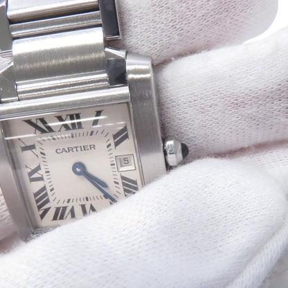 Cartier Tank Francaise MM Watch White Dial Quartz — view 5