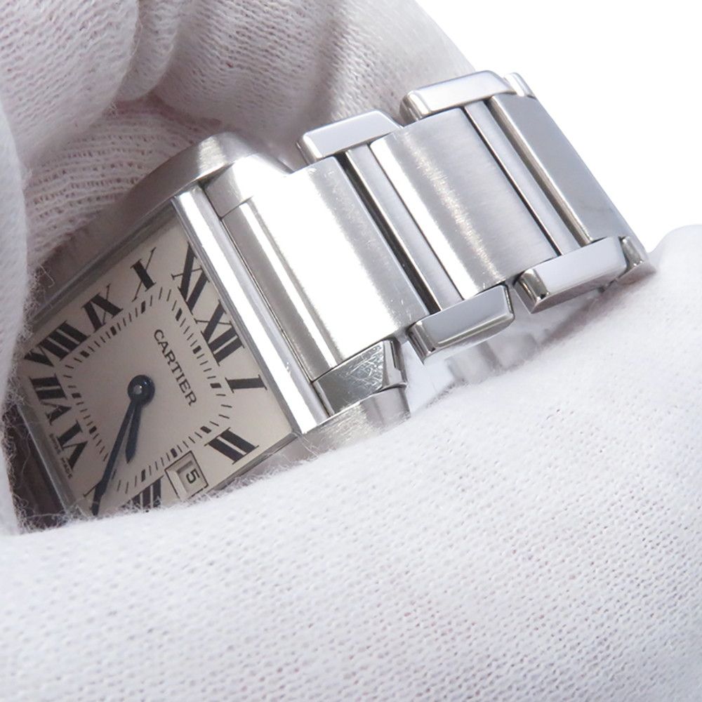 Cartier Tank Francaise MM Watch White Dial Quartz — view 6
