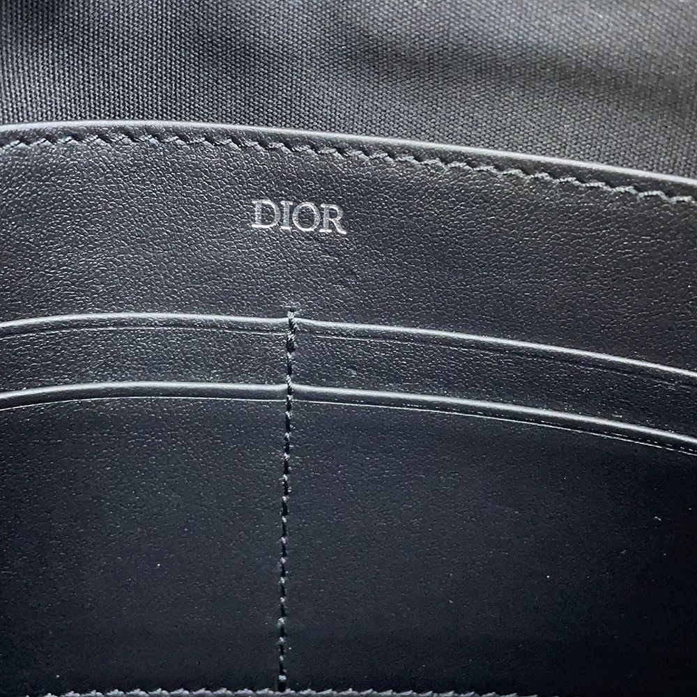 Dior Clutch Maxio Oblique Black Jacquard Canvas — view 9