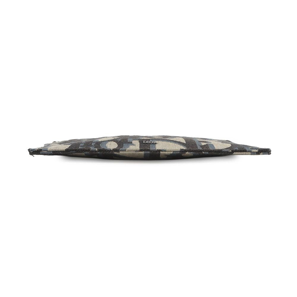 Dior Clutch Maxio Oblique Black Jacquard Canvas — view 3