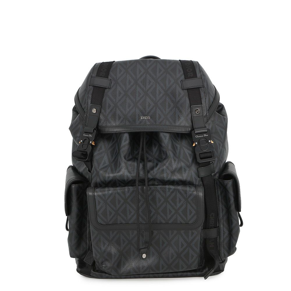 Dior Backpack CD Diamond Hit the Road Black