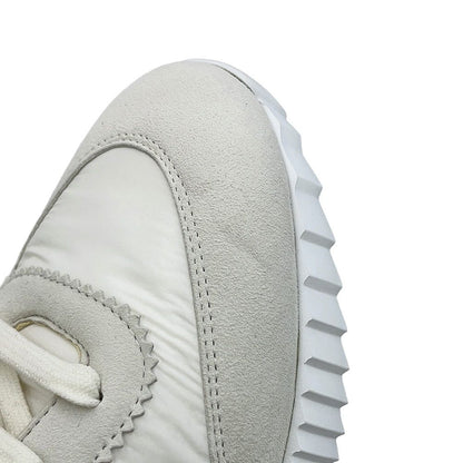 Hermes Sneakers Bouncing Nylon Suede 40.5 Shoes White — view 6