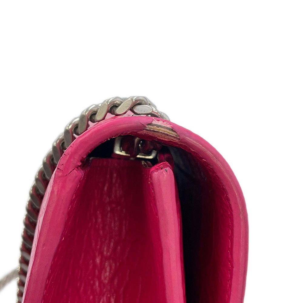 Saint Laurent Paris Shoulder Bag Kate Croco Embossed Leather — view 8