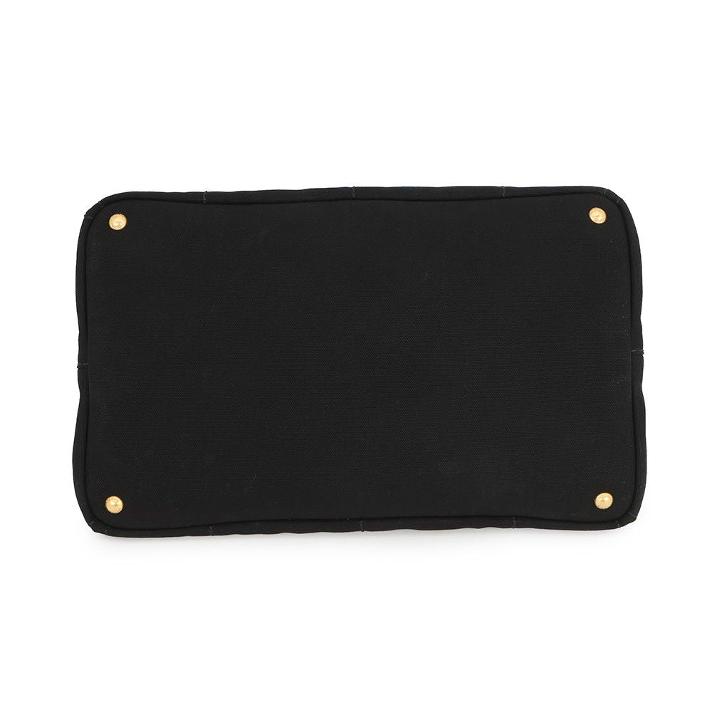 Prada Tote Canapa Canvas Black — view 3