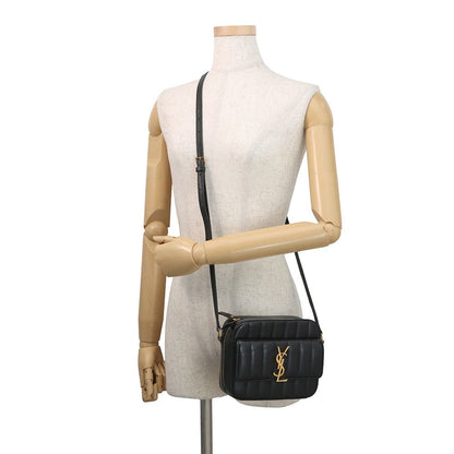 Saint Laurent Paris Shoulder Bag Vicki Leather Black — view 4