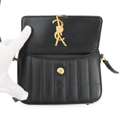 Saint Laurent Paris Shoulder Bag Vicki Leather Black — view 5