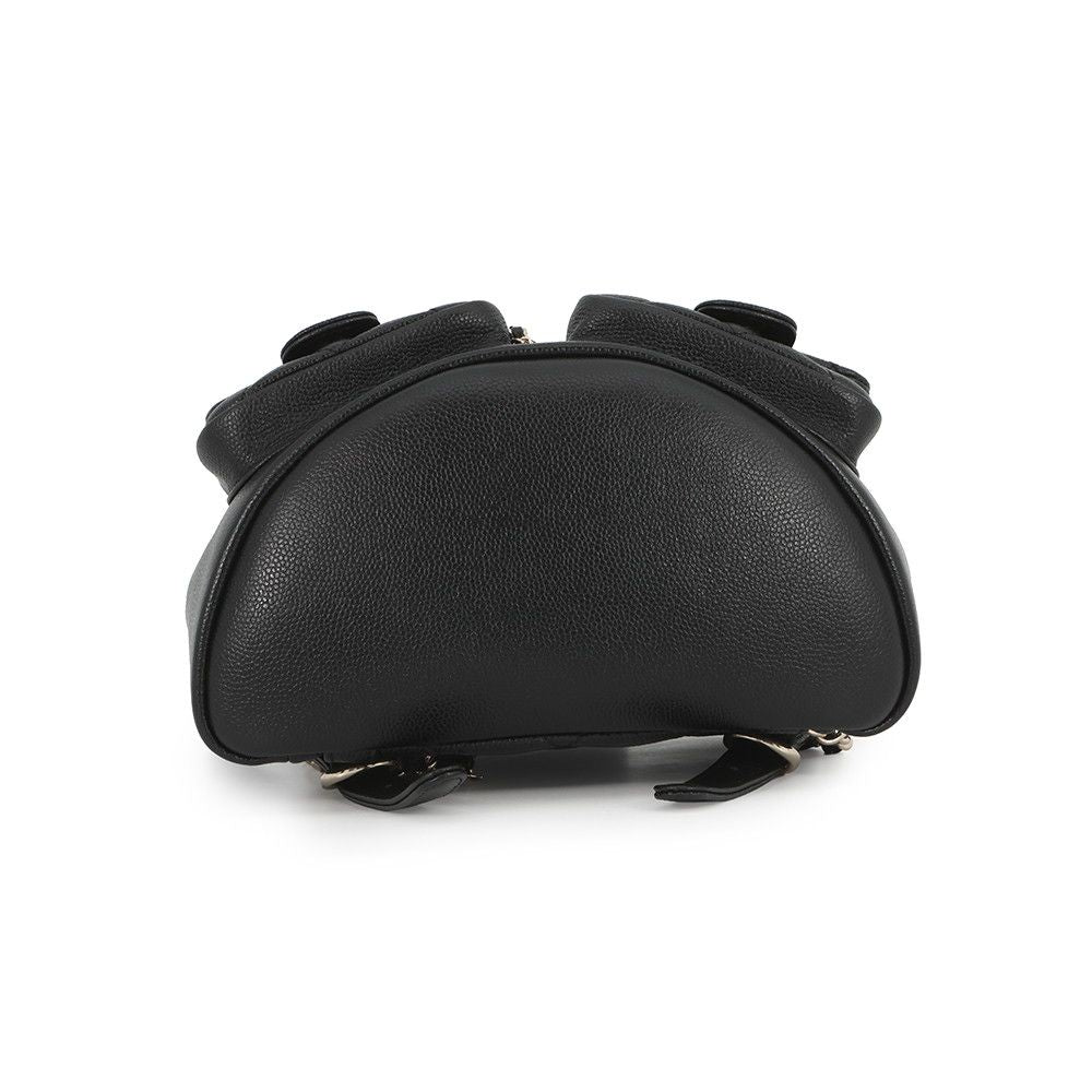 Chanel Backpack Quilted CC Logo Caviar Leather Black — view 3