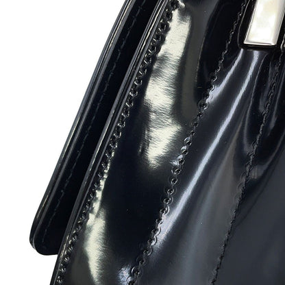 Saint Laurent Paris Chain Shoulder Bag Vicky Small Patent Leather Black — view 7