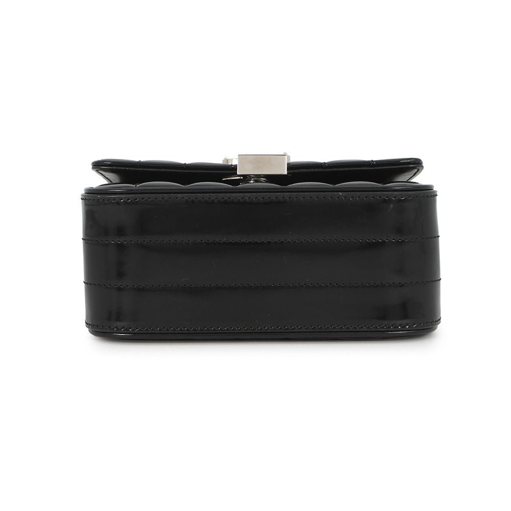 Saint Laurent Paris Chain Shoulder Bag Vicky Small Patent Leather Black — view 3