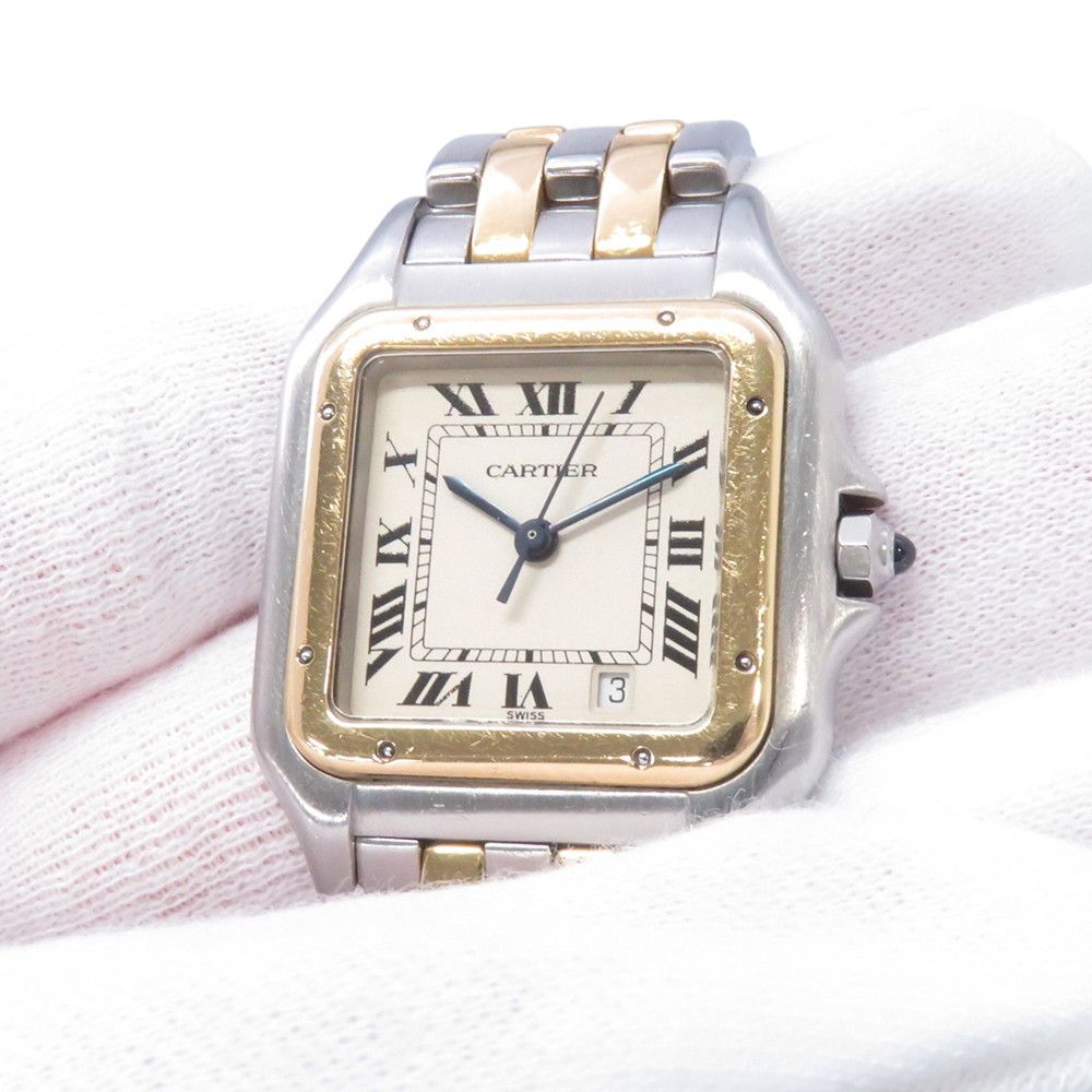 Cartier Panthere MM 2 Row Watch Ivory Dial — view 4