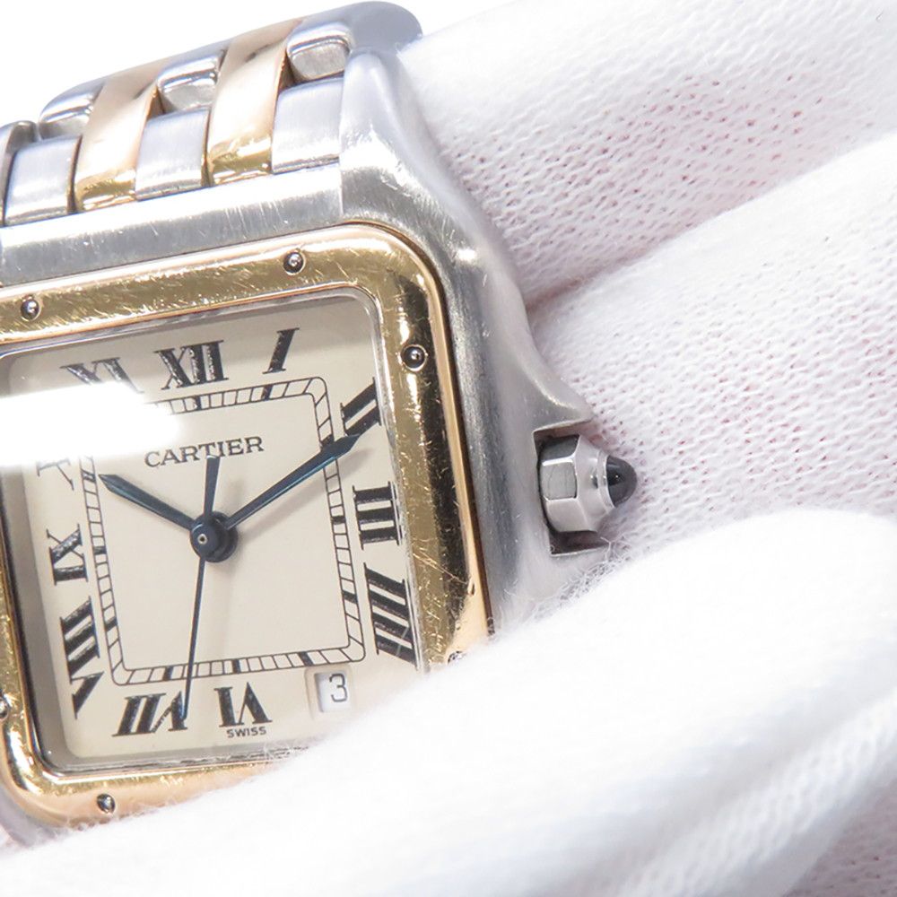 Cartier Panthere MM 2 Row Watch Ivory Dial — view 5
