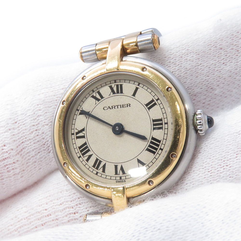 Cartier Panthere Vendome SM 2 Row Watch Ivory Dial Quartz — view 4