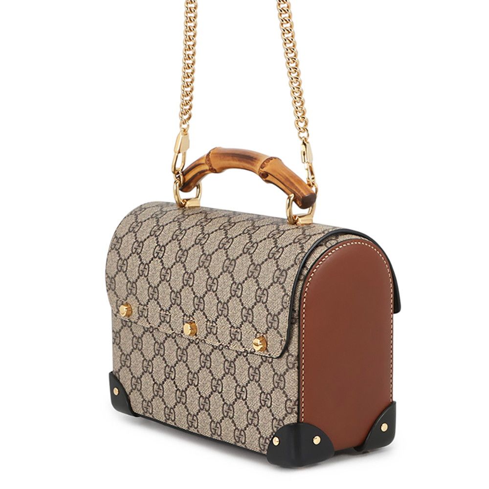 Gucci Padlock GG Small Bamboo Supreme 2-Way Shoulder Bag — view 2