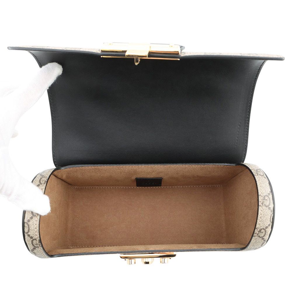 Gucci Padlock GG Small Bamboo Supreme 2-Way Shoulder Bag — view 6