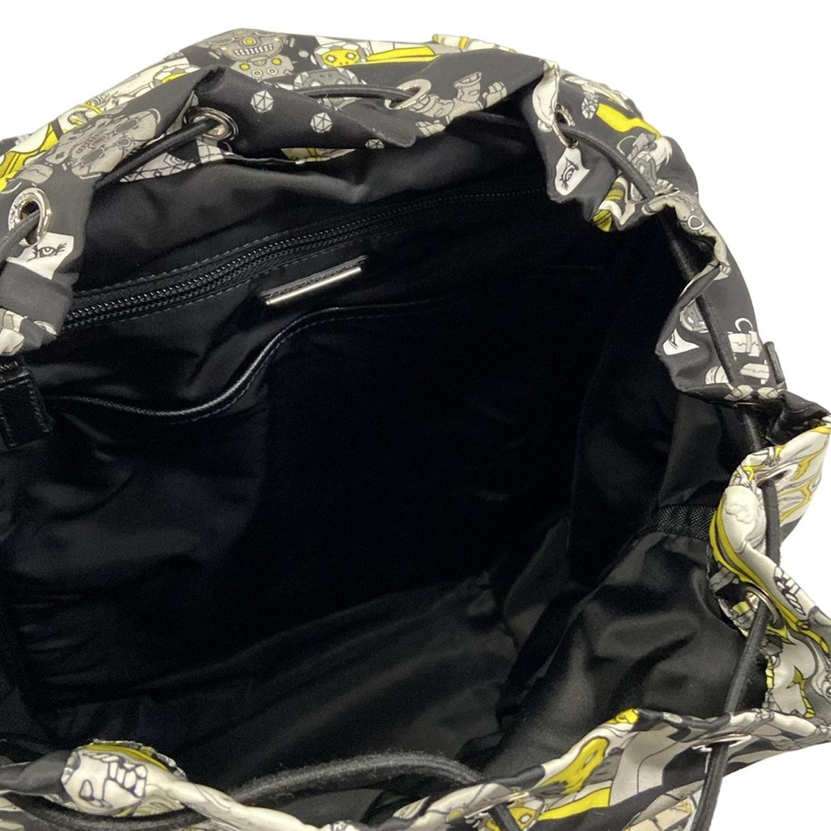 Prada Backpack Sac Black Yellow Multi Monkey — view 7