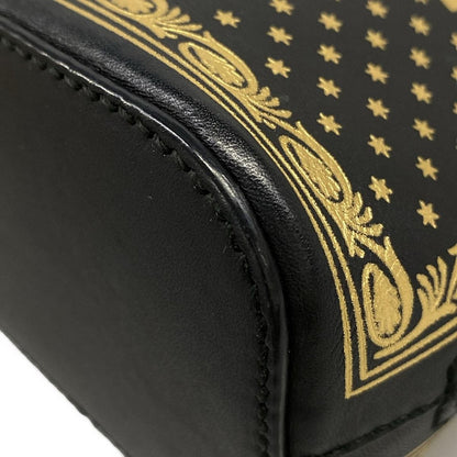 Gucci Shoulder Bag Guccy Black Gold Leather — view 6