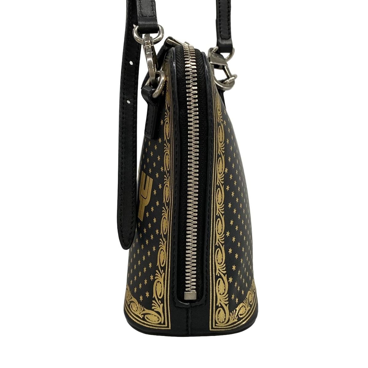 Gucci Shoulder Bag Guccy Black Gold Leather — view 4