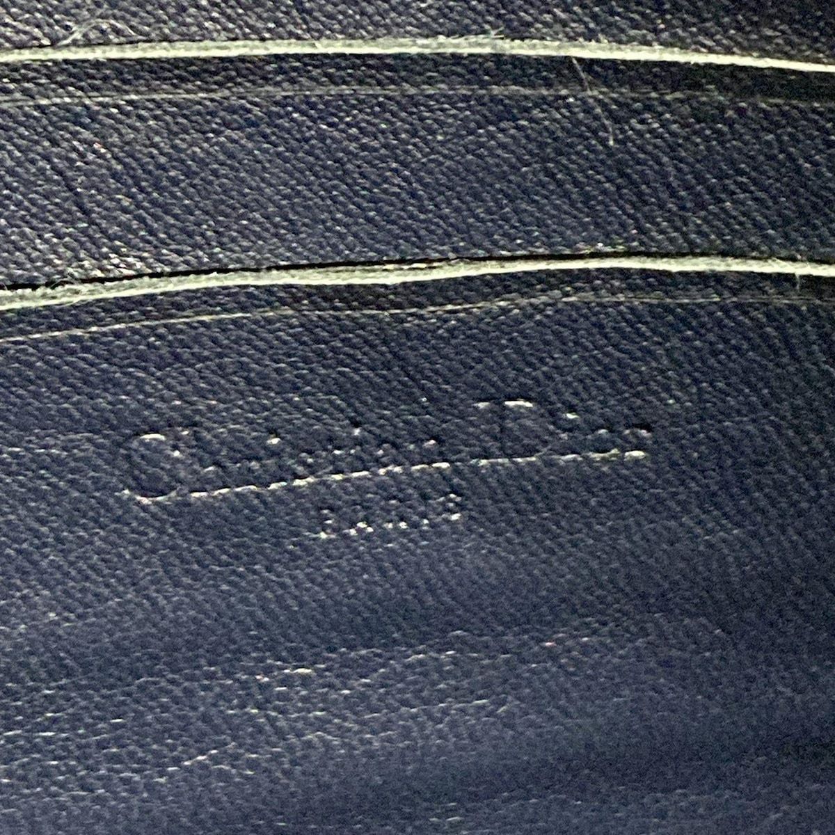 Dior Shoulder Bag New Rock Cannage Stitch Navy Chain Leather — view 9