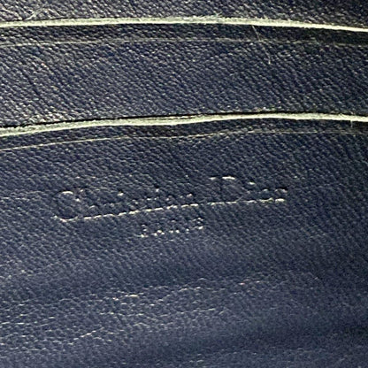 Dior Shoulder Bag New Rock Cannage Stitch Navy Chain Leather — view 9