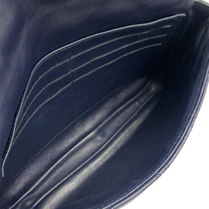 Dior Shoulder Bag New Rock Cannage Stitch Navy Chain Leather — view 7