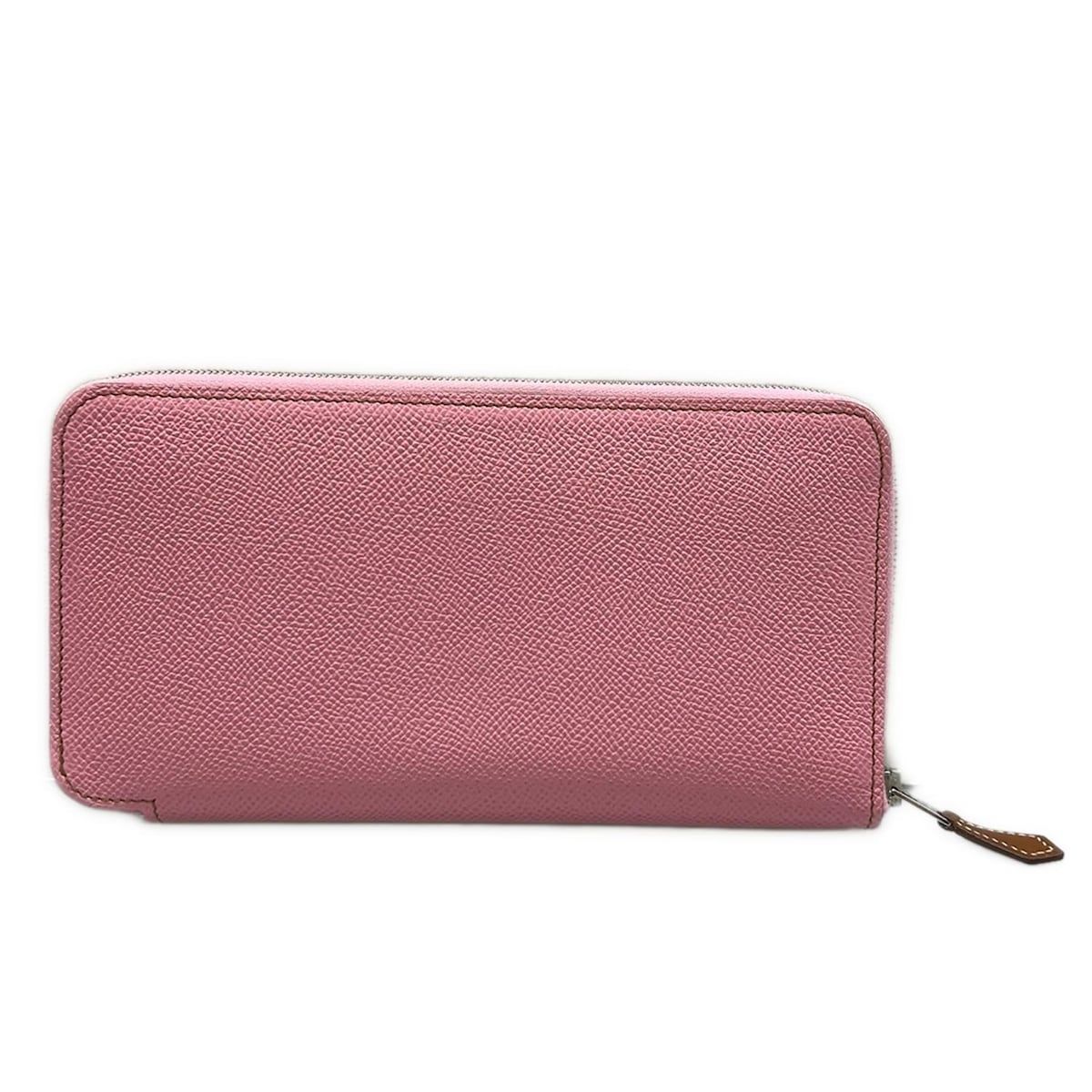 Hermes Wallet Azap Long Silk in Pink Silver — view 2