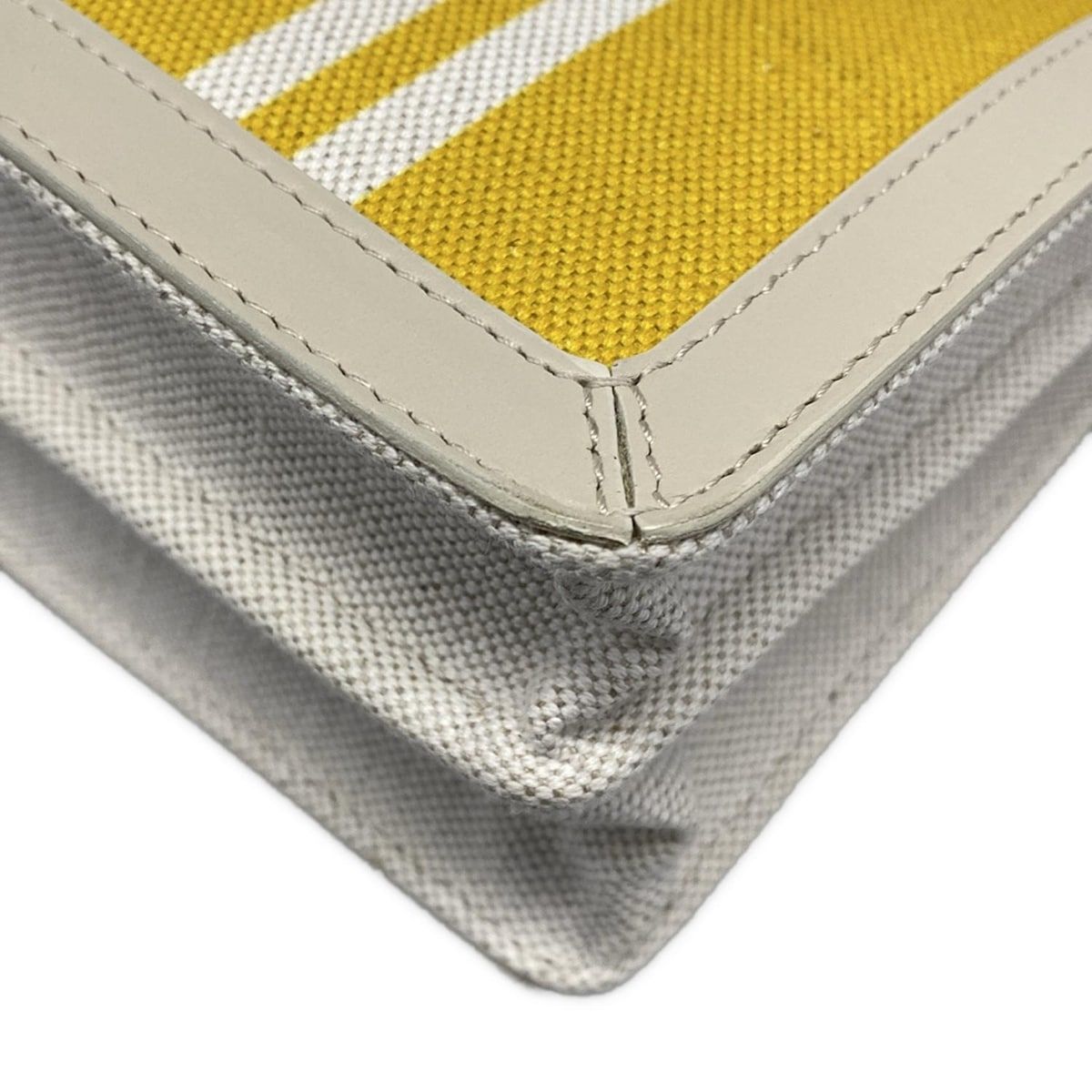 Balenciaga Shoulder Bag Navy Pochette Yellow Leather — view 6