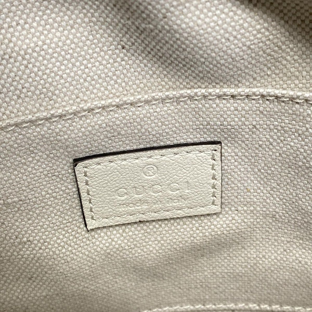 Gucci Shoulder Bag Blanc Ivory Leather — view 9