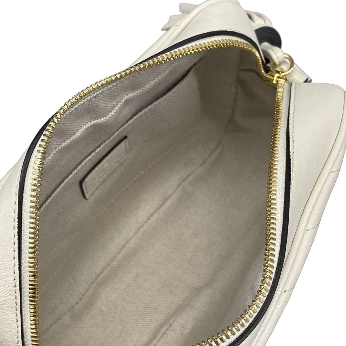 Gucci Shoulder Bag Blanc Ivory Leather — view 7