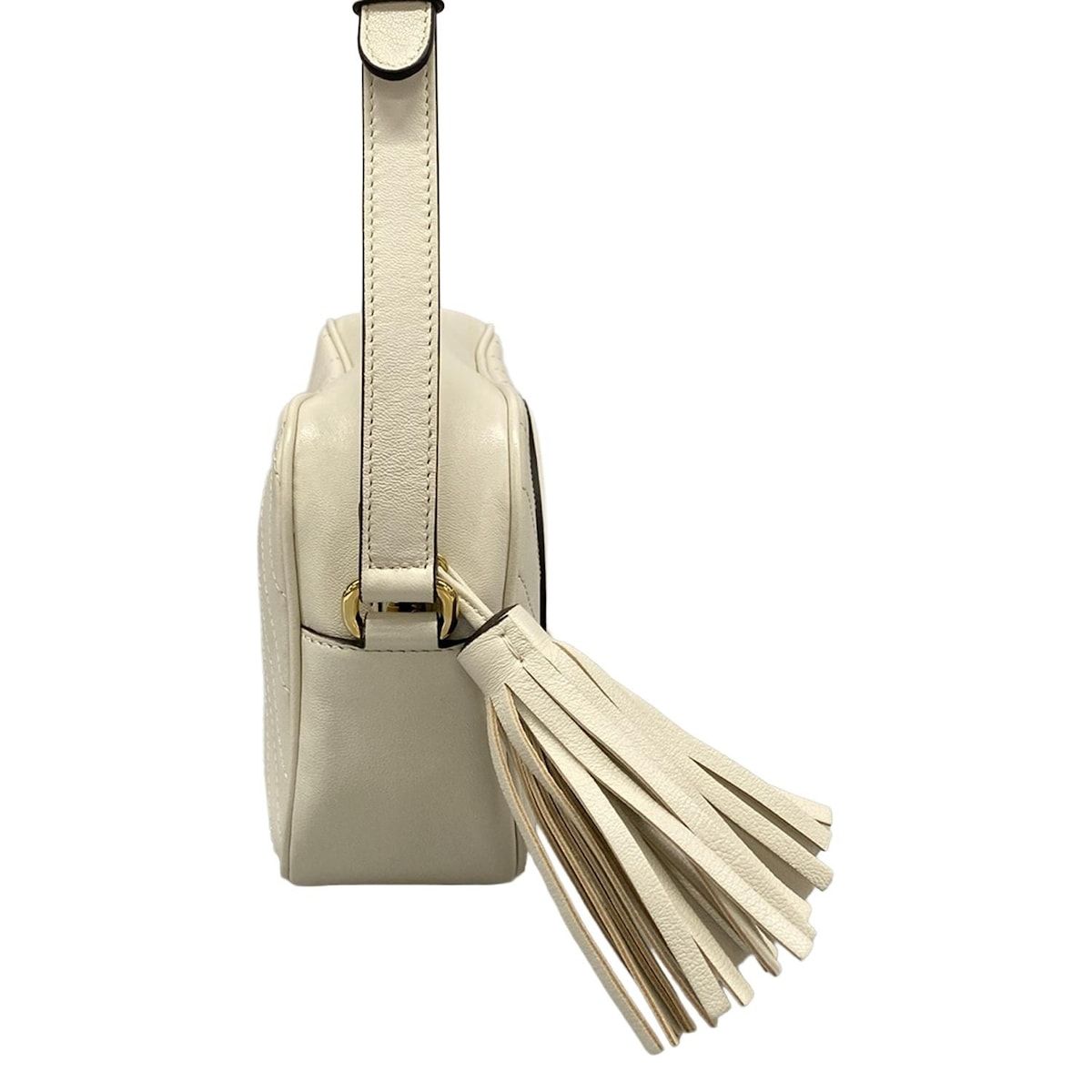 Gucci Shoulder Bag Blanc Ivory Leather — view 2