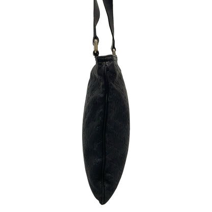 Gucci Shoulder Bag Guccissima Line Black Leather — view 2
