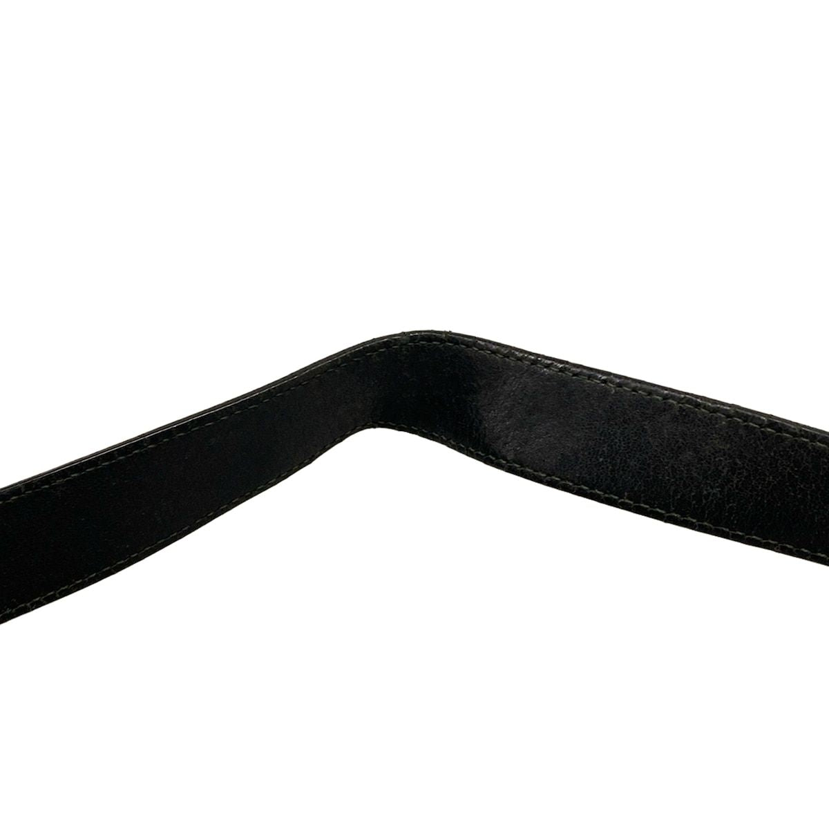 Gucci Shoulder Bag Guccissima Line Black Leather — view 9