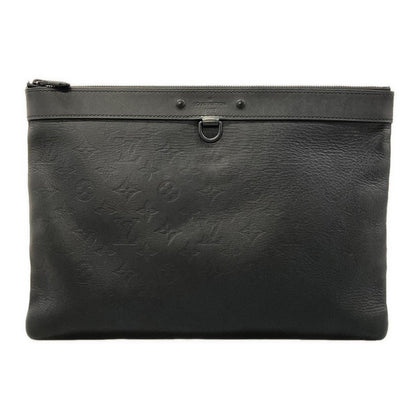 Louis Vuitton Clutch Monogram Shadow Pochette Discovery Leather