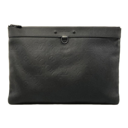 Louis Vuitton Clutch Monogram Shadow Pochette Discovery Leather