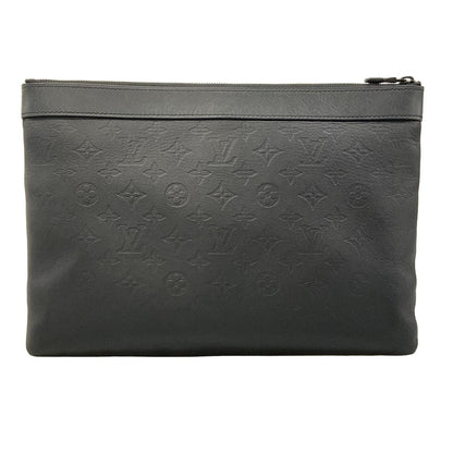 Louis Vuitton Clutch Monogram Shadow Pochette Discovery Leather — view 3