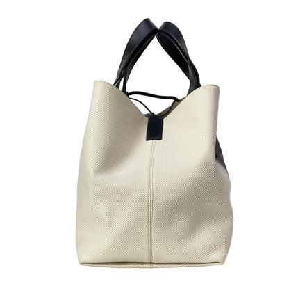 Dior Tote Toujour Ivory Black Leather — view 2