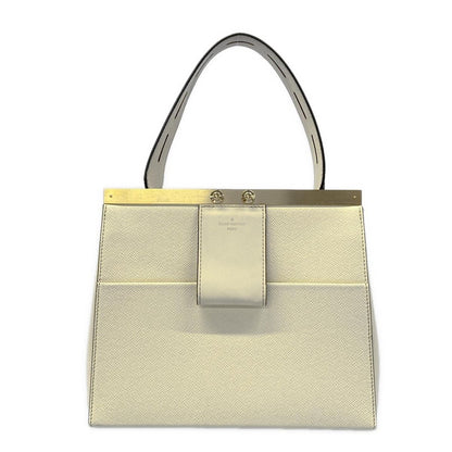 Louis Vuitton Handbag Taiga City Frame Ivory Leather