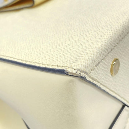 Louis Vuitton Handbag Taiga City Frame Ivory Leather — view 6