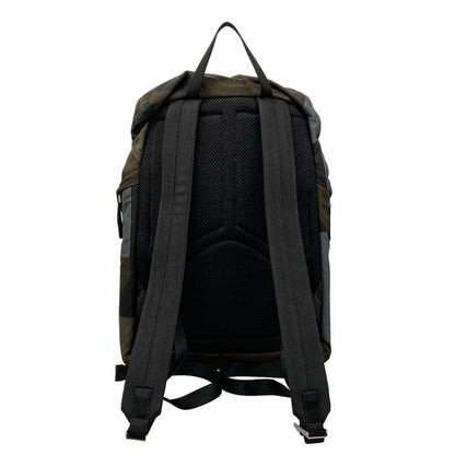 Prada Backpack Dark Green Black Multi — view 3
