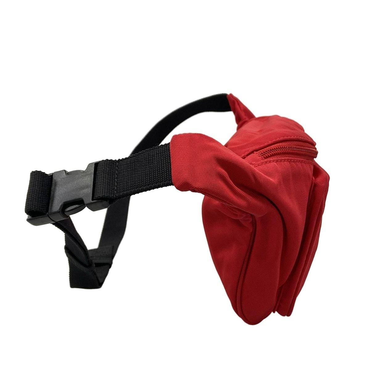 Balenciaga Waist Pouch Explorer Belt Pack Red Black — view 2