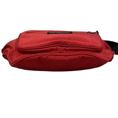 Balenciaga Waist Pouch Explorer Belt Pack Red Black — view 5