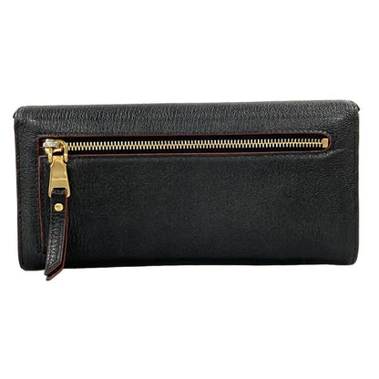 Miu Wallet Black Red Leather — view 2
