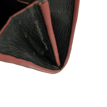 Miu Wallet Black Red Leather — view 8