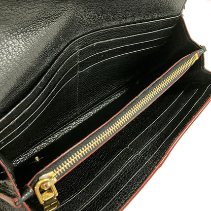 Miu Wallet Black Red Leather — view 6