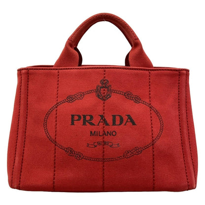 Prada Tote Canapa Red